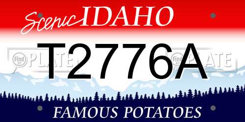 T2776A Idaho License Plate