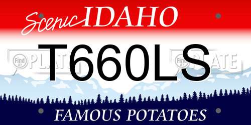 T660LS Idaho License Plate