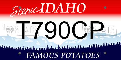 T790CP Idaho License Plate