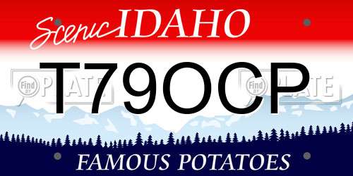 T79OCP Idaho License Plate