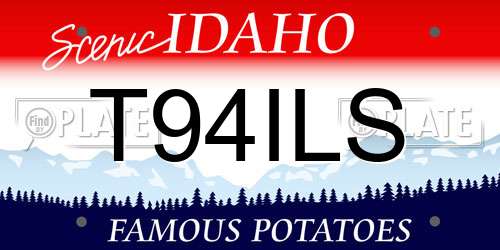 T94ILS Idaho License Plate