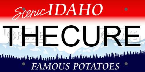 THECURE Idaho License Plate