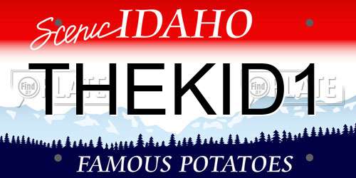 THEKID1 Idaho License Plate