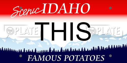 THIS Idaho License Plate