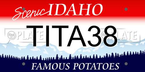 TITA38 Idaho License Plate