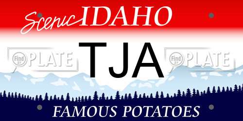 TJA Idaho License Plate