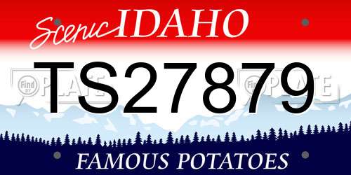 TS27879 Idaho License Plate