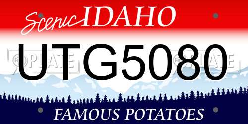UTG5080 Idaho License Plate
