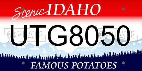 UTG8050 Idaho License Plate