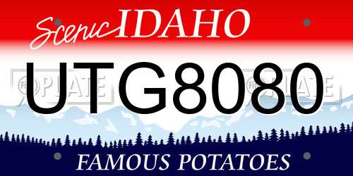 UTG8080 Idaho License Plate