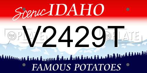 V2429T Idaho License Plate