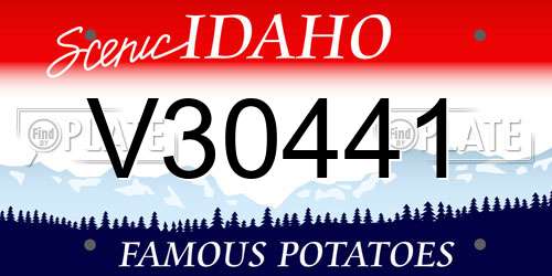 V30441 Idaho License Plate