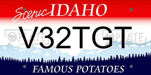 V32TGT Idaho License Plate