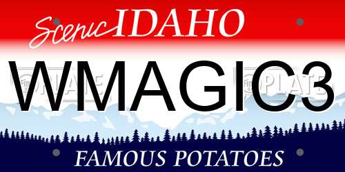 WMAGIC3 Idaho License Plate