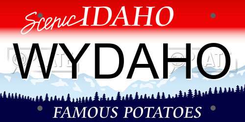 WYDAHO Idaho License Plate