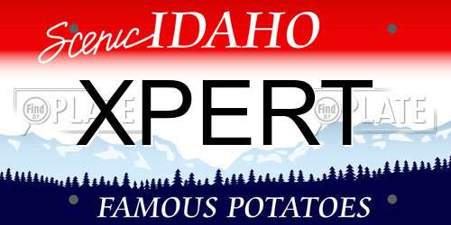 XPERT Idaho License Plate