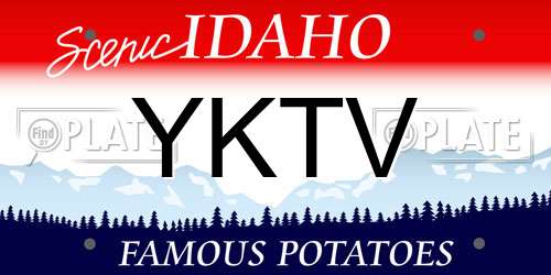 YKTV Idaho License Plate