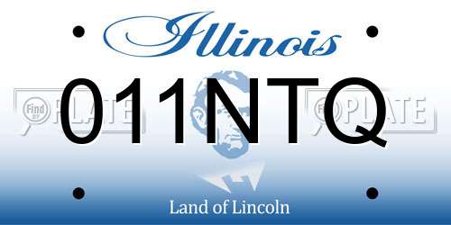 011NTQ Illinois License Plate