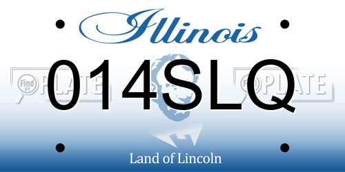 014SLQ Illinois License Plate