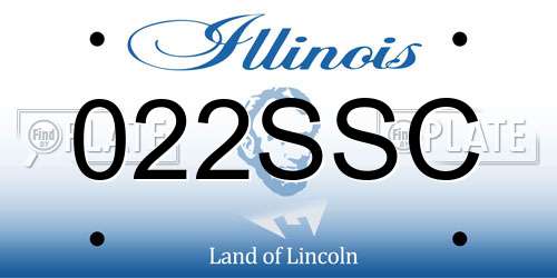 022SSC Illinois License Plate