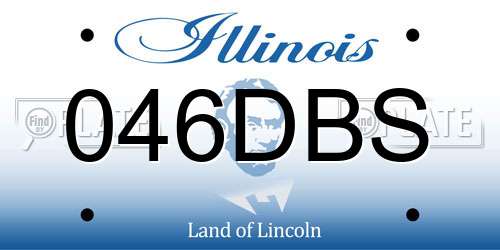 046DBS Illinois License Plate