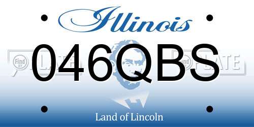 046QBS Illinois License Plate