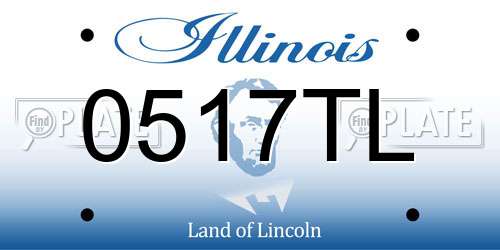 0517TL Illinois License Plate