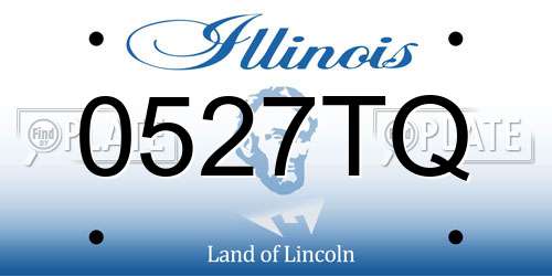 0527TQ Illinois License Plate
