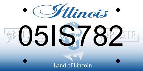 05IS782 Illinois License Plate