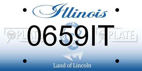 0659IT Illinois License Plate
