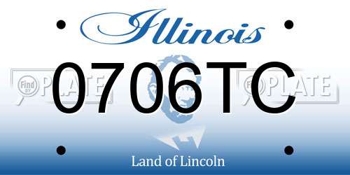 0706TC Illinois License Plate