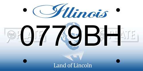 0779BH Illinois License Plate