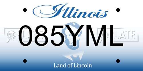 085YML Illinois License Plate