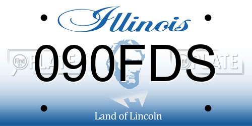 090FDS Illinois License Plate