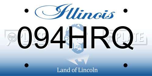 094HRQ Illinois License Plate