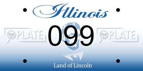 099 Illinois License Plate