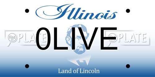 0LIVE Illinois License Plate