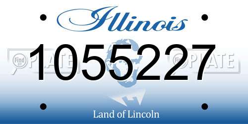 1055227 Illinois License Plate