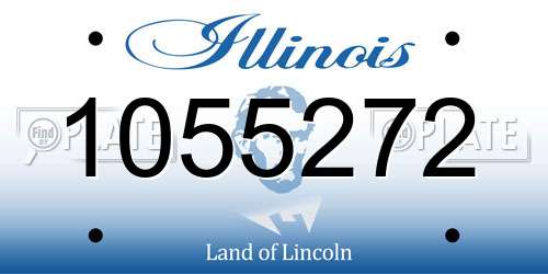 1055272 Illinois License Plate