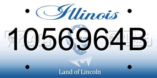 1056964B Illinois License Plate