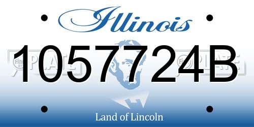 1057724B Illinois License Plate