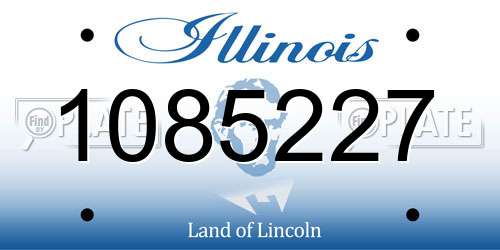1085227 Illinois License Plate
