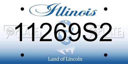 11269S2 Illinois License Plate
