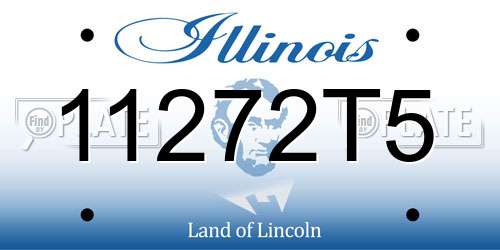 11272T5 Illinois License Plate
