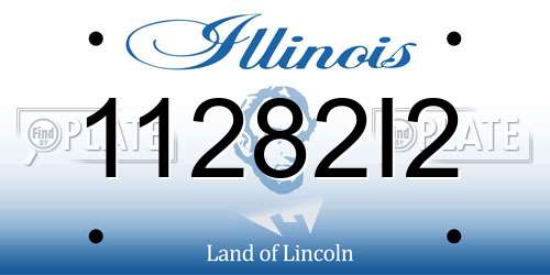 11282I2 Illinois License Plate