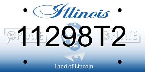 11298T2 Illinois License Plate