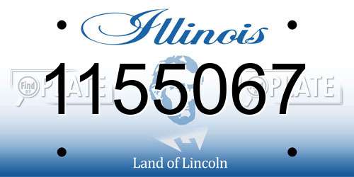 1155067 Illinois License Plate