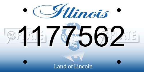 1177562 Illinois License Plate