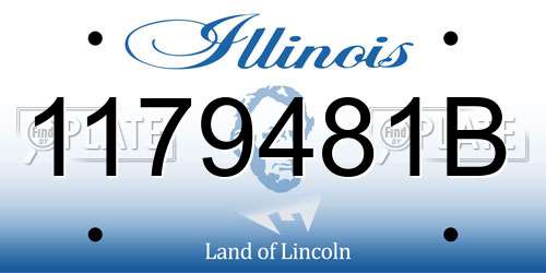 1179481B Illinois License Plate