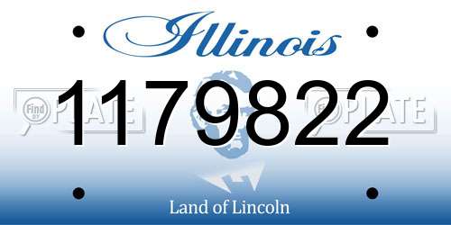 1179822 Illinois License Plate